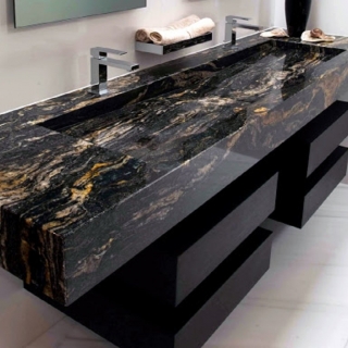 Marmoraria pedra Ônix Marmoraria Lâmina sinterizada Marmoraria Lâmina ultracompacta